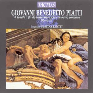 Ensemble Festina Lente - Platti Giovanni Benedetto - Muziek - TACTUS - 8007194101799 - 2000