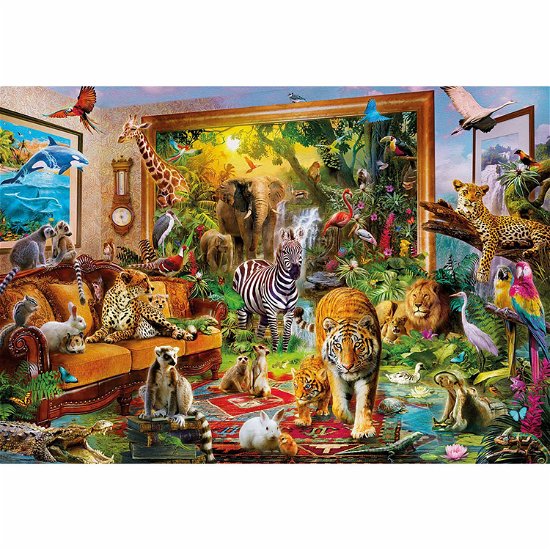 Cover for Educa · 17679 - Wilde Tiere Im Haus - 6000 Teile Puzzle (N/A) (2020)