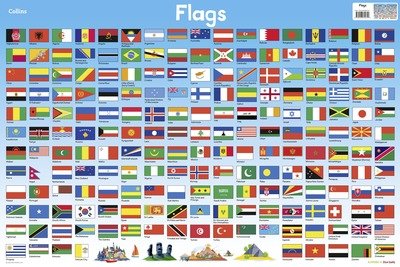 Flags - Collins Children's Poster - Collins Kids - Bøker - HarperCollins Publishers - 9780008304799 - 28. juni 2018