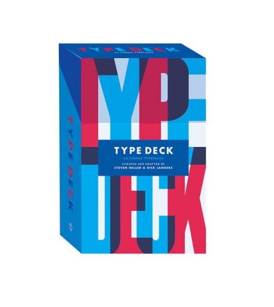 Type Deck: A Collection of Iconic Typefaces - Steven Heller - Gesellschaftsspiele - Thames & Hudson Ltd - 9780500420799 - 14. September 2017