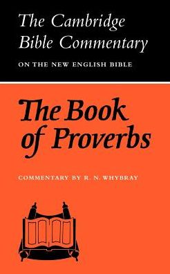 Cover for R. N. Whybray · The Book of Proverbs - Cambridge Bible Commentaries on the Old Testament (Paperback Book) (1972)