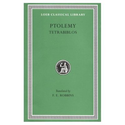 Cover for Ptolemy · Tetrabiblos - Loeb Classical Library (Innbunden bok) [New edition] (1940)