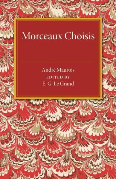 Cover for Andre Maurois · Morceaux choisis (Paperback Book) (2015)