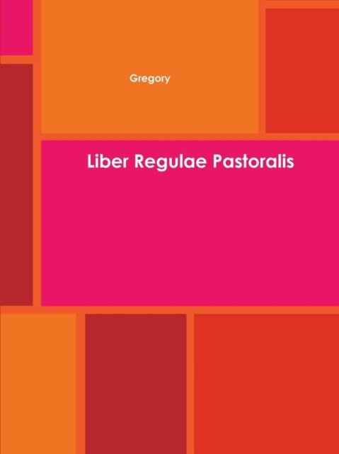Cover for Gregory · Pastoral Care (Paperback Bog) (2013)