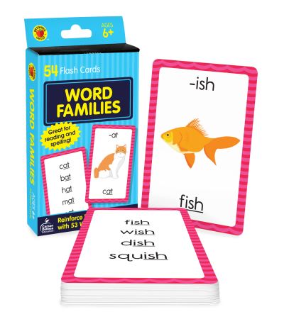 Cover for Brighter Child · Word Families Flash Cards (KARTENSPIEL) (2019)