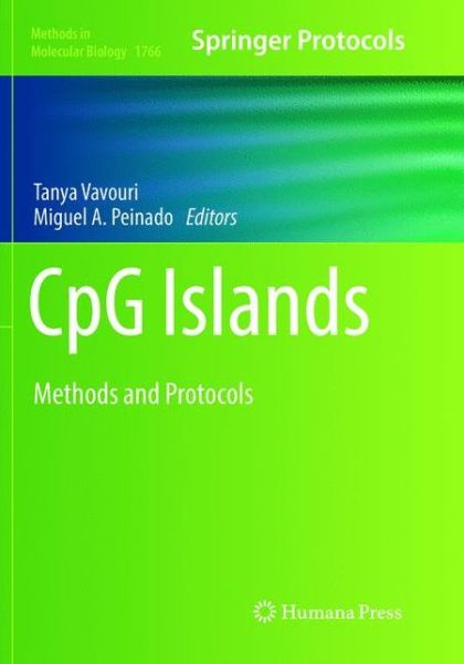 Cover for CpG Islands (Book) [Softcover reprint of the original 1st ed. 2018 edition] (2019)
