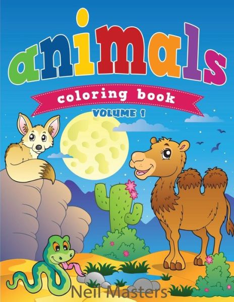 Cover for Neil Masters · Animal Coloring Book (Avon Coloring Books) (Paperback Book) (2014)