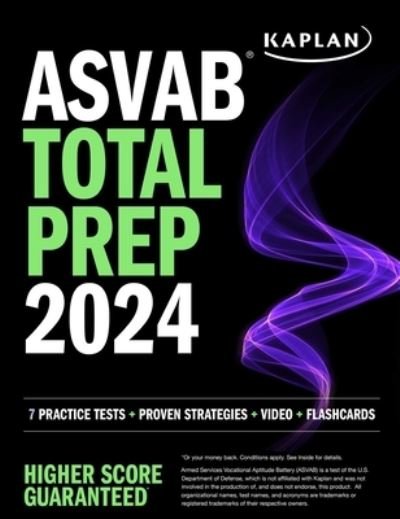 Cover for Kaplan Test Prep · ASVAB Total Prep 2024-2025 (Bok) (2023)
