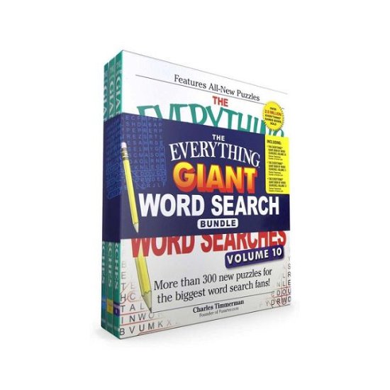 Cover for Charles Timmerman · The Everything Giant Word Search Bundle: The Everything (R) Giant Book of Word Searches, Volume 10; The Everything (R) Giant Book of Word Searches, Volume 11; The Everything (R) Giant Book of Word Searches, Volume 12 - Everything (R) Series (Paperback Book) (2017)