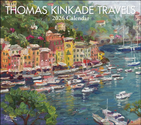 Thomas Kinkade Travels 2026 Deluxe Wall Calendar - Thomas Kinkade - Merchandise - Andrews McMeel Publishing - 9781524896799 - July 8, 2025