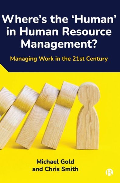 Cover for Michael Gold · Where's the 'Human' in Human Resource Management? (Hardcover Book) (2022)