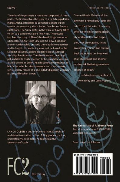 Theories of Forgetting - Fiction Collective Two - Lance Olsen - Książki - The University of Alabama Press - 9781573661799 - 28 lutego 2014