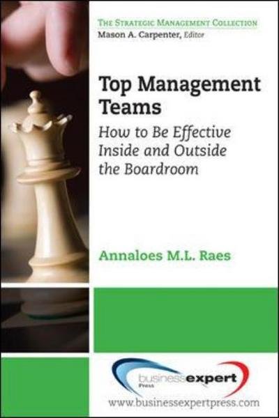 Cover for Annaloes M.L. Raes · Top Management Teams (Pocketbok) (2011)