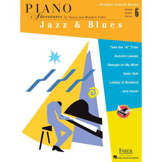 Cover for Piano Adventures: Jazz &amp; Blues - Level 6 (Book) (2017)