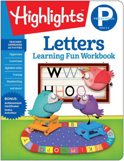 Preschool Letters - Learning Fun Workbooks -  - Kirjat - Highlights Press - 9781684372799 - tiistai 5. helmikuuta 2019