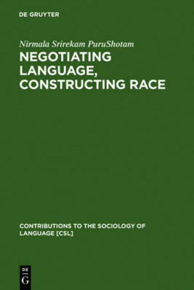 Cover for N.S. PuruShotam · Negotiating Language (Book) (2000)