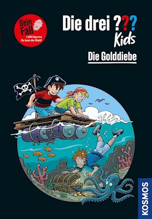 Cover for Boris Pfeiffer · Die drei ??? Kids Dein Fall, Die Golddiebe (Buch) (2024)