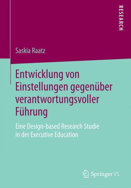 Cover for Raatz · Entwicklung von Einstellungen geg (Buch) (2015)