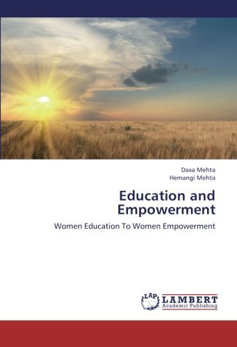 Cover for Hemangi Mehta · Education and Empowerment: Women Education to Women Empowerment (Pocketbok) (2012)