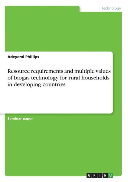Resource requirements and mult - Phillips - Livres -  - 9783668811799 - 