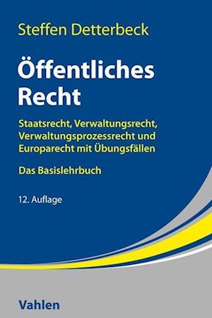 Cover for Steffen Detterbeck · Öffentliches Recht (Paperback Book) (2022)