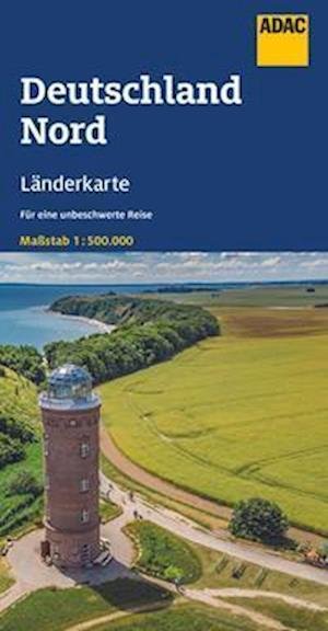 Cover for ADAC Verlag · ADAC LänderKarte: ADAC Länderkarte Deutschland Nord (Gebundenes Buch) (2022)