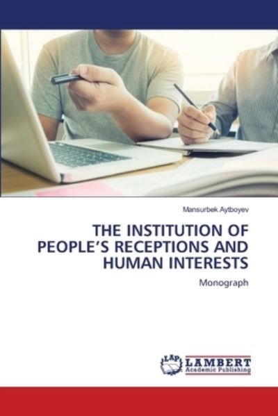 Cover for Aytboyev · The Institution of People's Re (Bok) (2020)