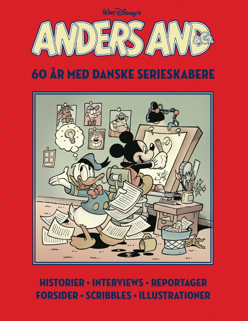 Cover for Disney · Anders And &amp; Co - 60 år med danske serieskabere (Hardcover bog) (2022)