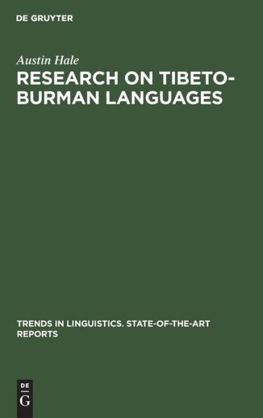Cover for Austin Hale · Research on Tibeto-Burman languages (Book) (1982)