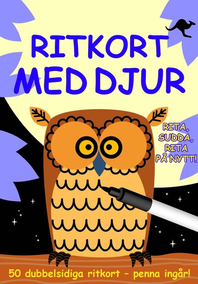 Cover for Bodil Andersson · Ritkort med djur (Map) (2012)