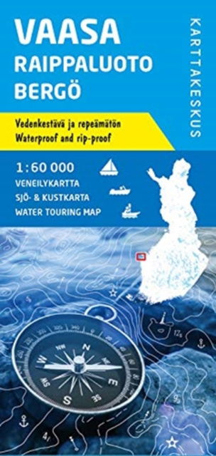 Cover for Vaasa Raippaluoto Bergo - Water touring map (Landkarten) (2019)