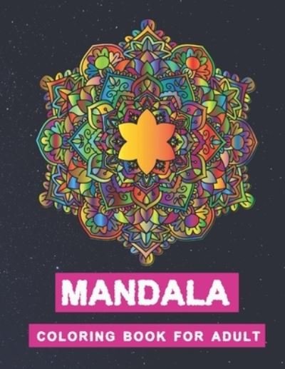 Cover for Nok Creation · Mandala coloring book for adult (Paperback Bog) (2020)