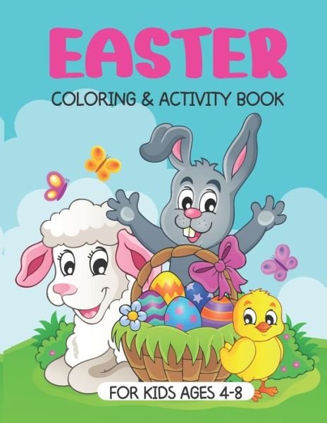 Cover for Ktg Kreationz · Easter Coloring And Activity Book (Pocketbok) (2021)