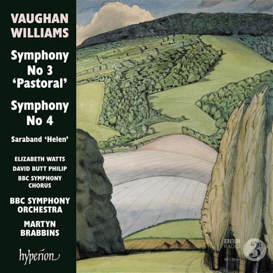 Ralph Vaughan Williams: Symphony No. 3 Pastoral / Symphony No. 4 In F Minor / Saraband Helen - Bbcso / Brabbins - Musik - HYPERION - 0034571282800 - 3. januar 2020