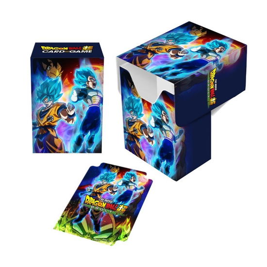 DECK BOX DRAGON BALL SUPER - Goku, Vegeta, and Bro - Deck Box - Merchandise - Ultra Pro - 0074427859800 - 