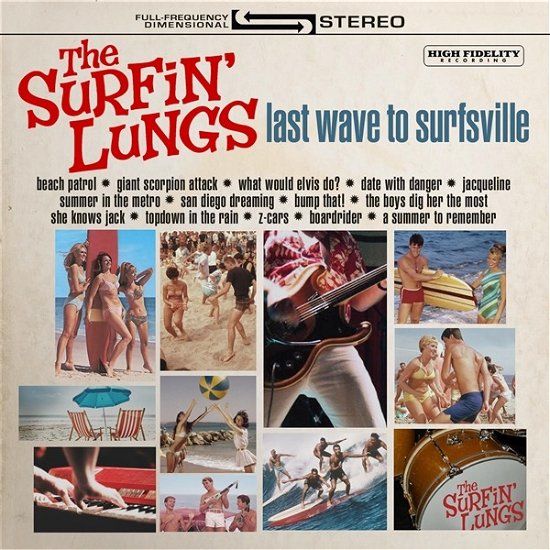 Cover for Surfin' Lungs · Last Wave To Surfsville (CD) (2023)