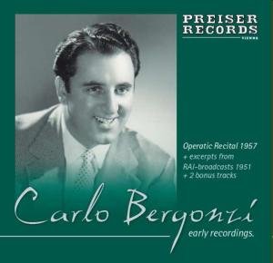 Carlo Bergonzi - Verdi / Puccini / Bergonzi - Musik - Preiser - 0717281934800 - 13. September 2011