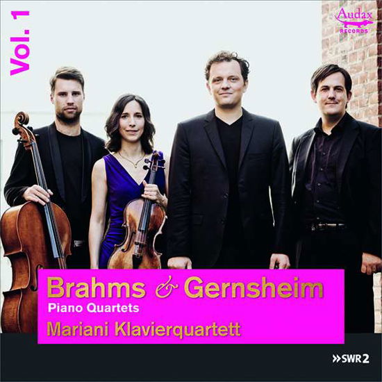 Brahms & Gernsheim: Piano Quartets Vol. 1 - Mariani Klavierquartett - Musiikki - AUDAX - 3770004137800 - perjantai 7. toukokuuta 2021