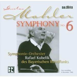 Symph. 6 (Live 1968) Audite Klassisk - Symph.-Orch. Des Bayer. Rfs / Kubelik - Musiikki - DAN - 4009410954800 - tiistai 24. elokuuta 2010