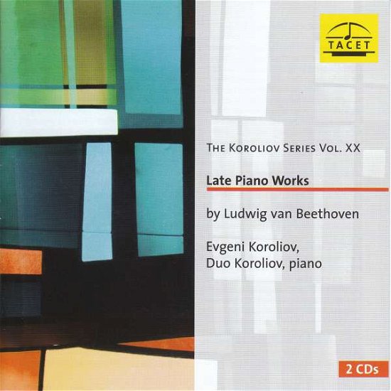 Cover for Beethoven Ludwig Van · Late Piano Works (CD) (2017)