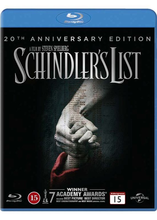 Cover for Schindler's List (Blu-ray) [20th Anniversary edition] (2013)
