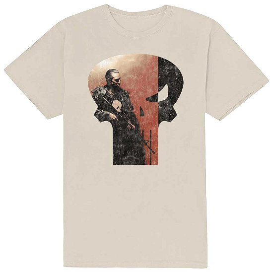 Marvel Comics Unisex T-Shirt: Punisher Skull Outline Character - Marvel Comics - Gadżety -  - 5056561026800 - 