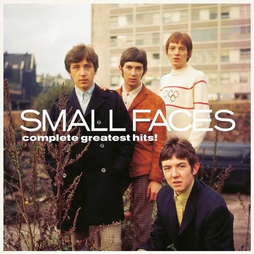 Cover for Small Faces · RSD 2021 - Complete Greatest Hits! (Red White &amp; Blue &quot;Mod&quot; Splatter LP + Signed Postcard (Lp) (LP) (2021)