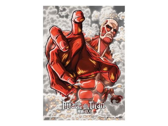 Attack On Titan Fabric Poster Colossal Titan 84 x (Zabawki) (2024)