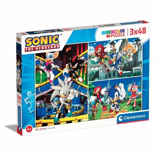 Cover for Clementoni · Clementoni: Puzzle Made In Italy Sonic 3 X 48 Pezzi 3X48 (MERCH) (2023)