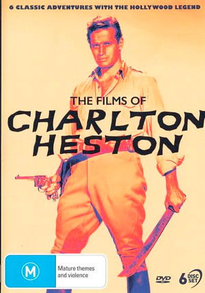 Cover for Films of Charlton Heston (DVD) (2021)