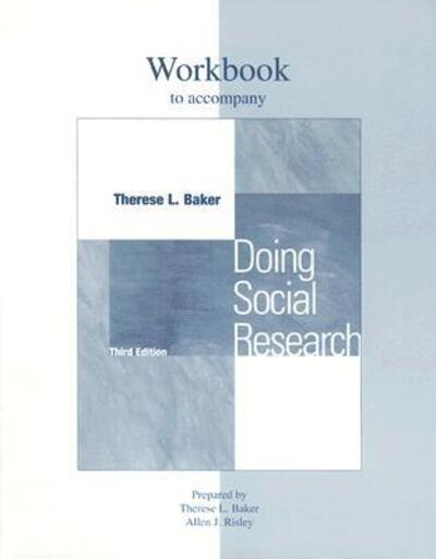 Cover for Baker · Student Workbook for use with Doing Social Research (Book) (1998)