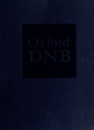 Cover for Oxford · Oxford Dictionary National Biography Volume 30 (Hardcover Book) (2012)