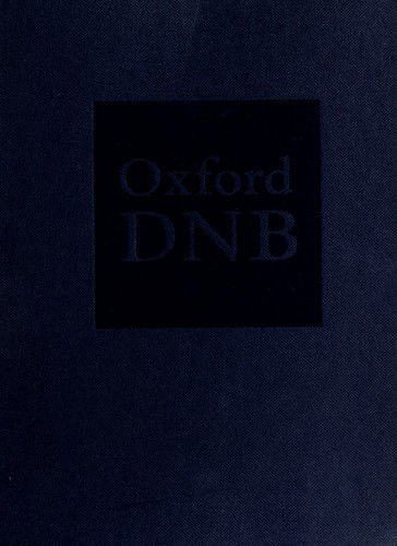 Cover for Oxford · Oxford Dictionary National Biography Volume 30 (Hardcover Book) (2012)