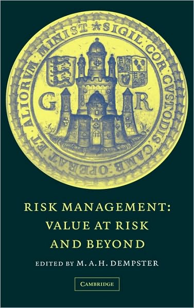 Cover for M a H Dempster · Risk Management: Value at Risk and Beyond (Hardcover Book) (2002)